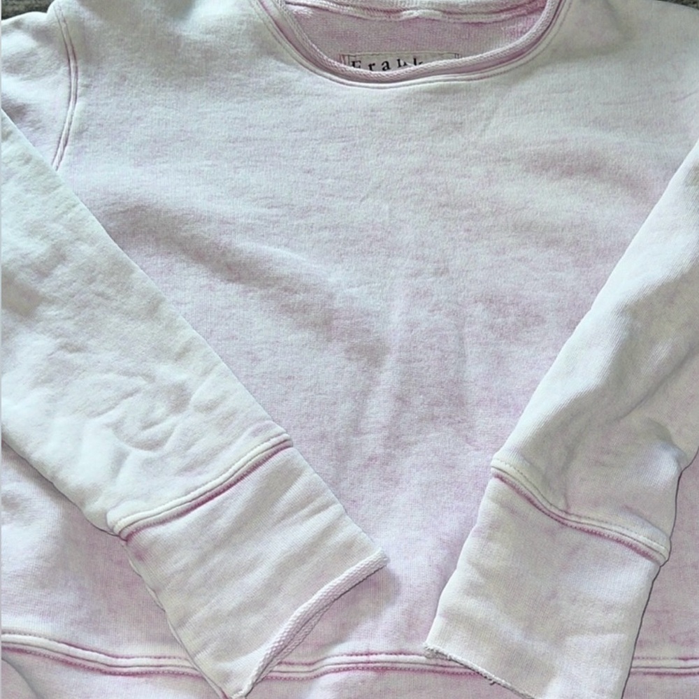 Frank & Eileen | Boyfriend Lavender Crewneck Sweatshirt Top Women’s Size Small - Picture 2 of 11